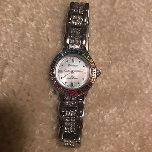 Armitron multicolored jeweled watch